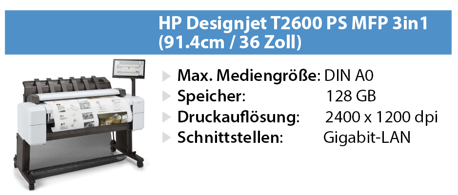 HP Designjet T2600 PS MFP